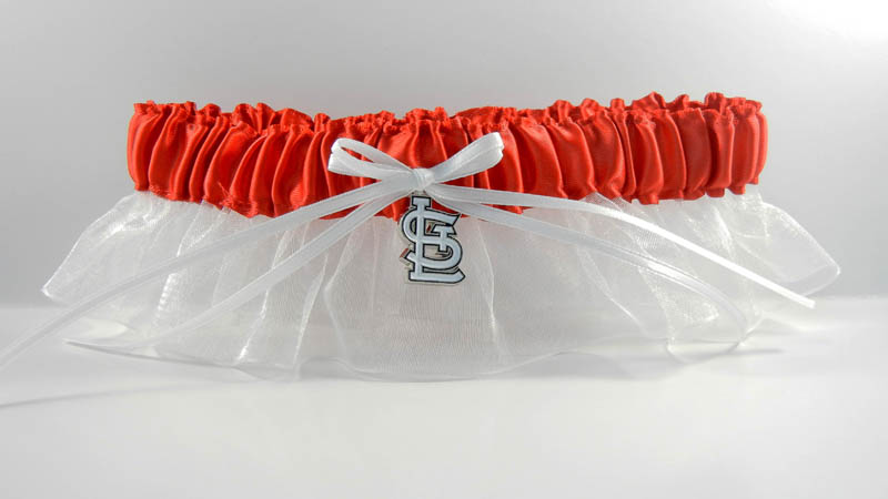 St. Louis Cardinals Inspired Garter with Licensed Charm